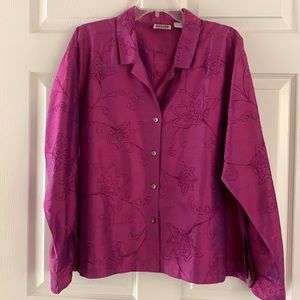 CHICO’S Purple Blouse